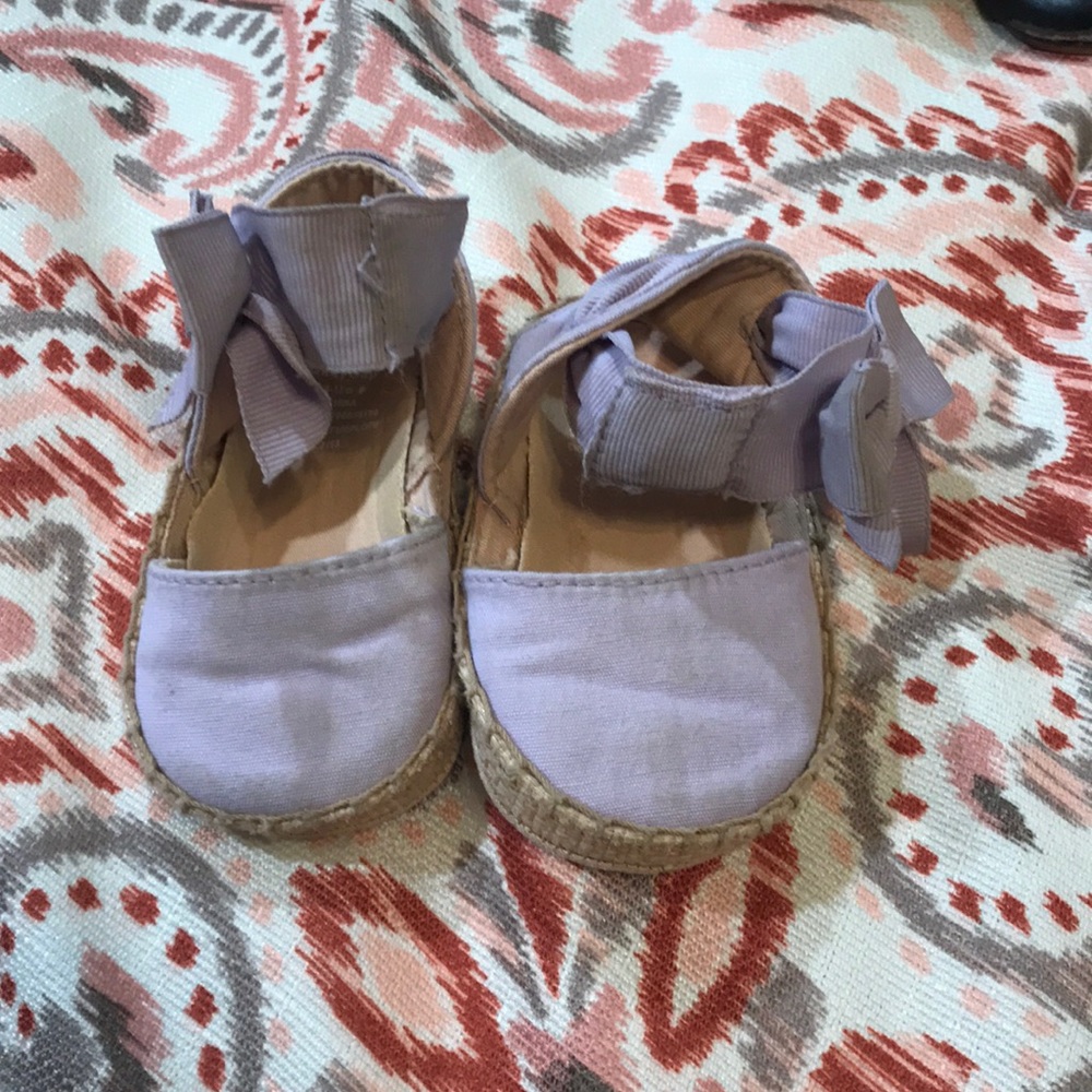 Adorable baby espadrilles